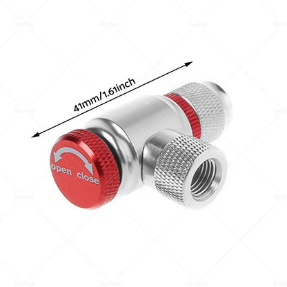 CO2 Inflator Cartridge Adapter for Bicycle Presta Valve
