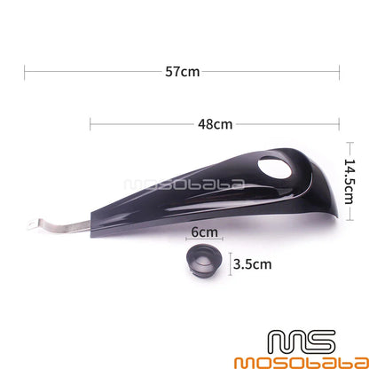 Smooth Dash Fuel Console Cover for Harley Electra Glide, Road Glide