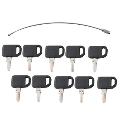 10 x Ignition Keys for John Deere GT225, GT242, GX335 (2001-2009)