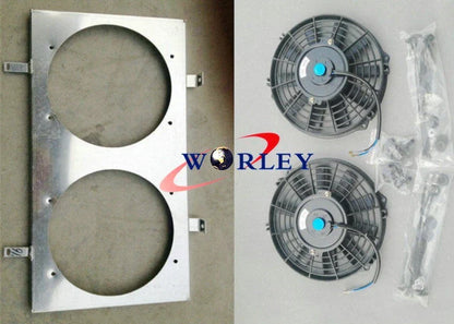 Aluminum Shroud & Fans for Nissan Silvia S13 CA18DET Turbo (1989-1994)