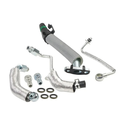 4x Turbo Oil Return Drain & Feed Pipe for Chevy Cruze Sonic Trax (2011-2021)