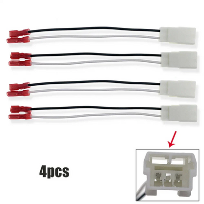 4 x Speaker Wiring Harness Adapter Connector for Jeep Dodge Chrysler