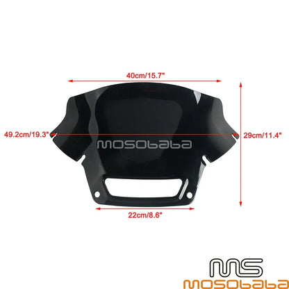 7" Windshield & 5.6" Headlamp Bracket for Harley Softail FXBB FXST FXLR (2018-2023)
