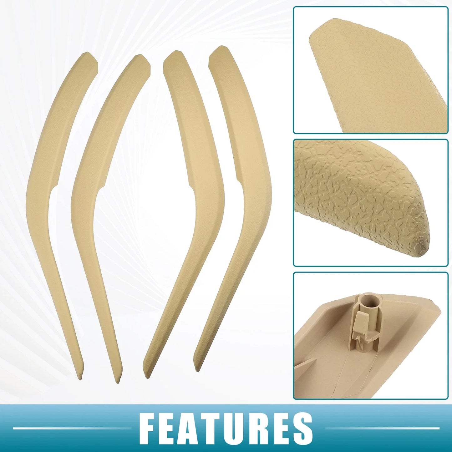 Door Pull Handle Cover for BMW X1 (2013-2015) Beige