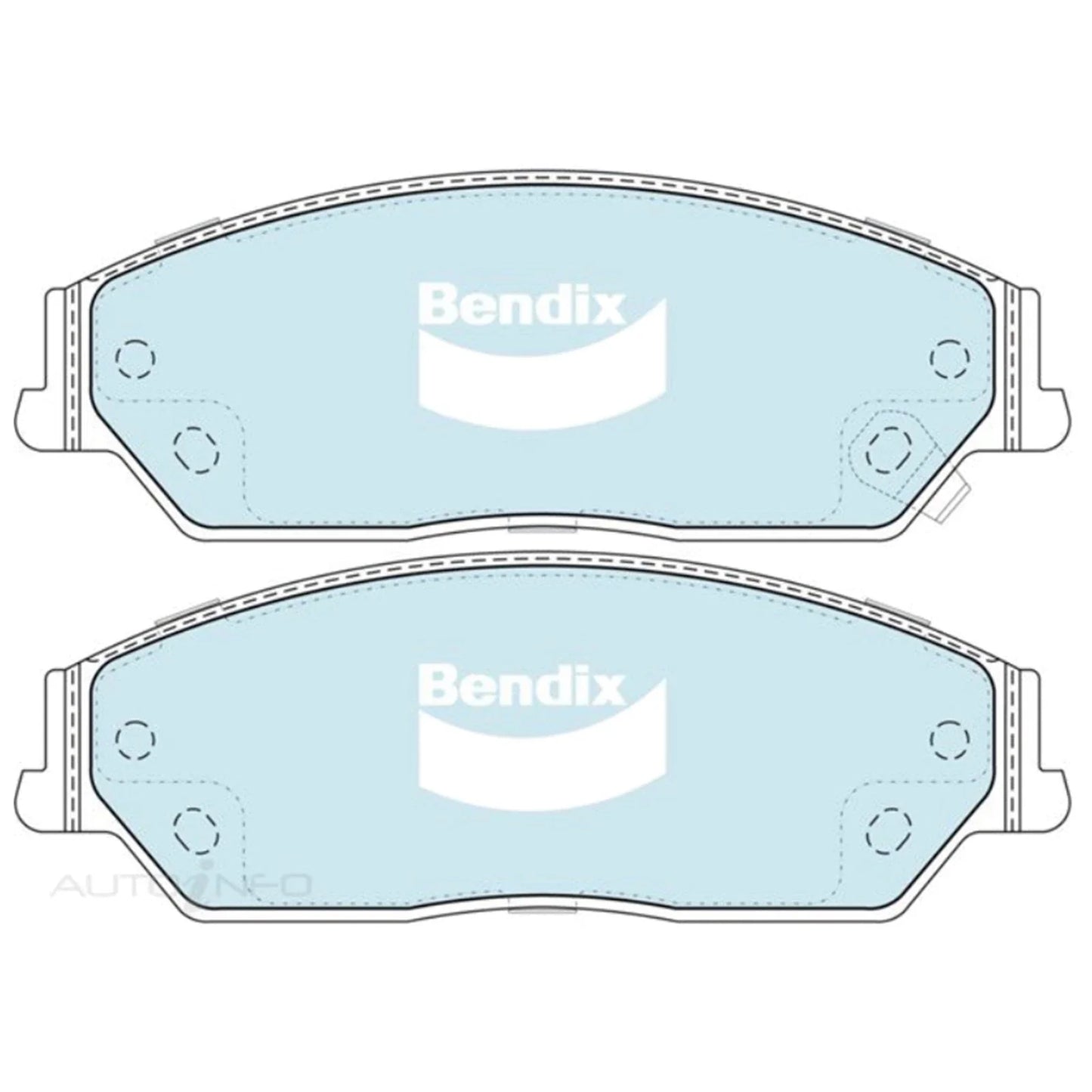 GCT Front Disc Brake Pad Set for Toyota Camry (2006–2017)