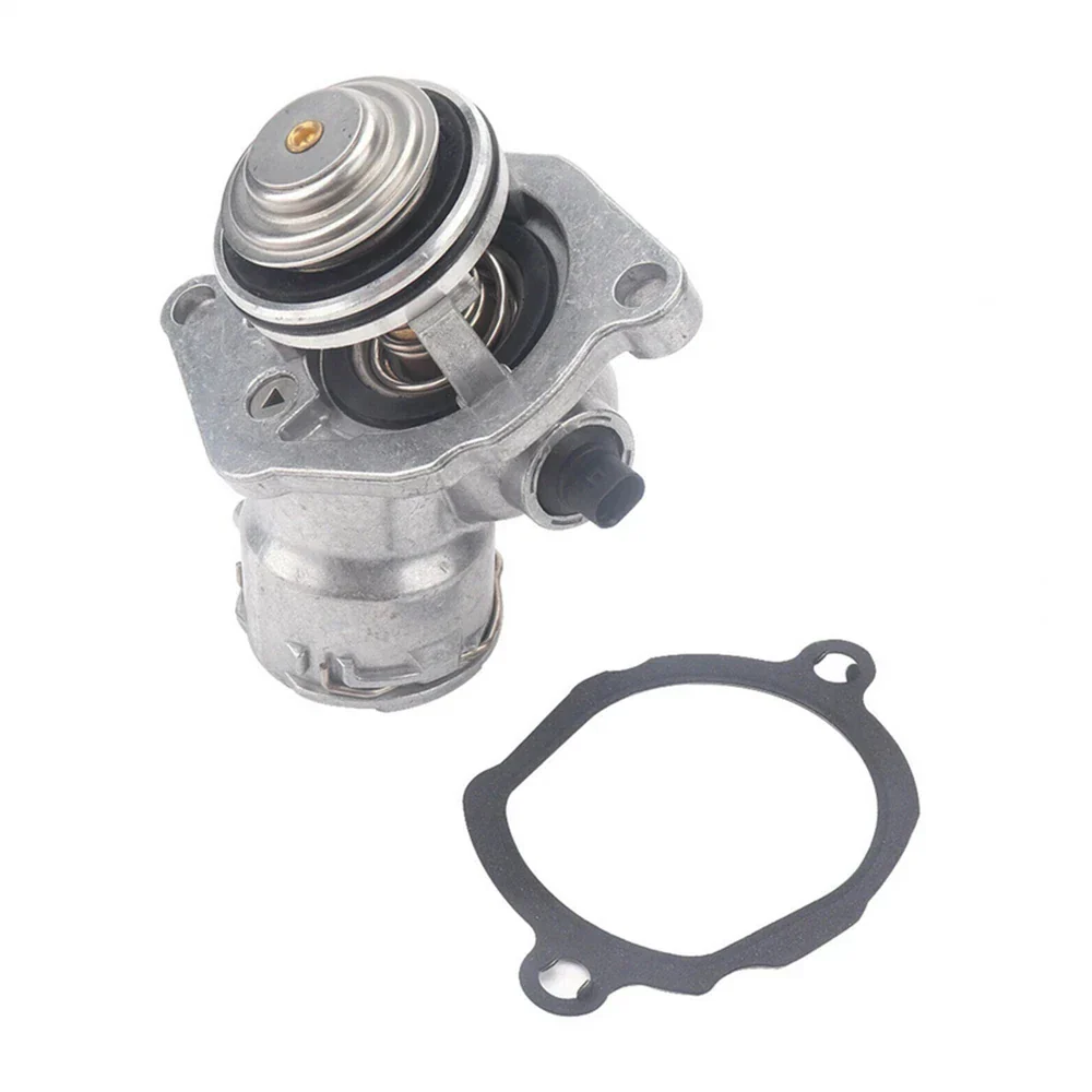 Engine Coolant Thermostat Assembly w/ Sensor for Benz C300 C350 E350 (2008-2015)
