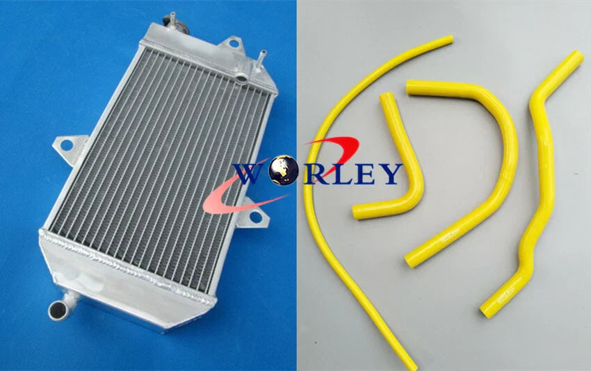 Aluminum Radiator + White Hose for Yamaha Banshee 350 (1987-2007)