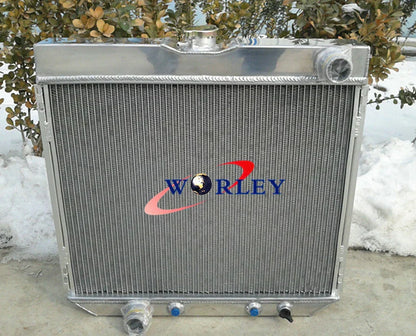 Full Aluminum Radiator 3 Rows for Ford Mustang V8 (1967-1970)