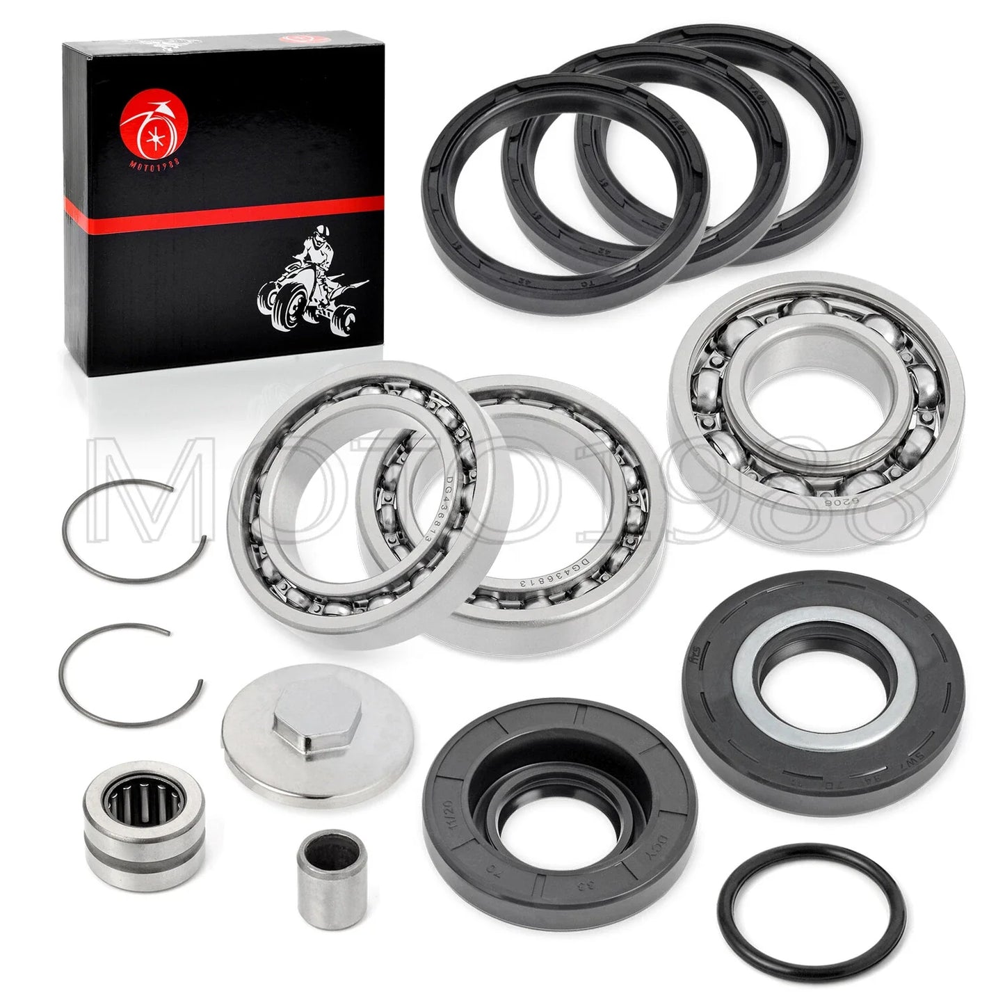 Rear Differential Bearing Seal Kit for HONDA RECON 250 (1997–2020)
