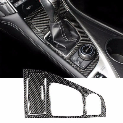 Carbon Fiber Console Gear Shift Cover Trim for Infiniti Q50 Q60 (2014–19)