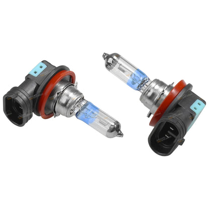 H11 Ultra 2 x Light Globes 12V 55W Bright White Halogen for Vehicles