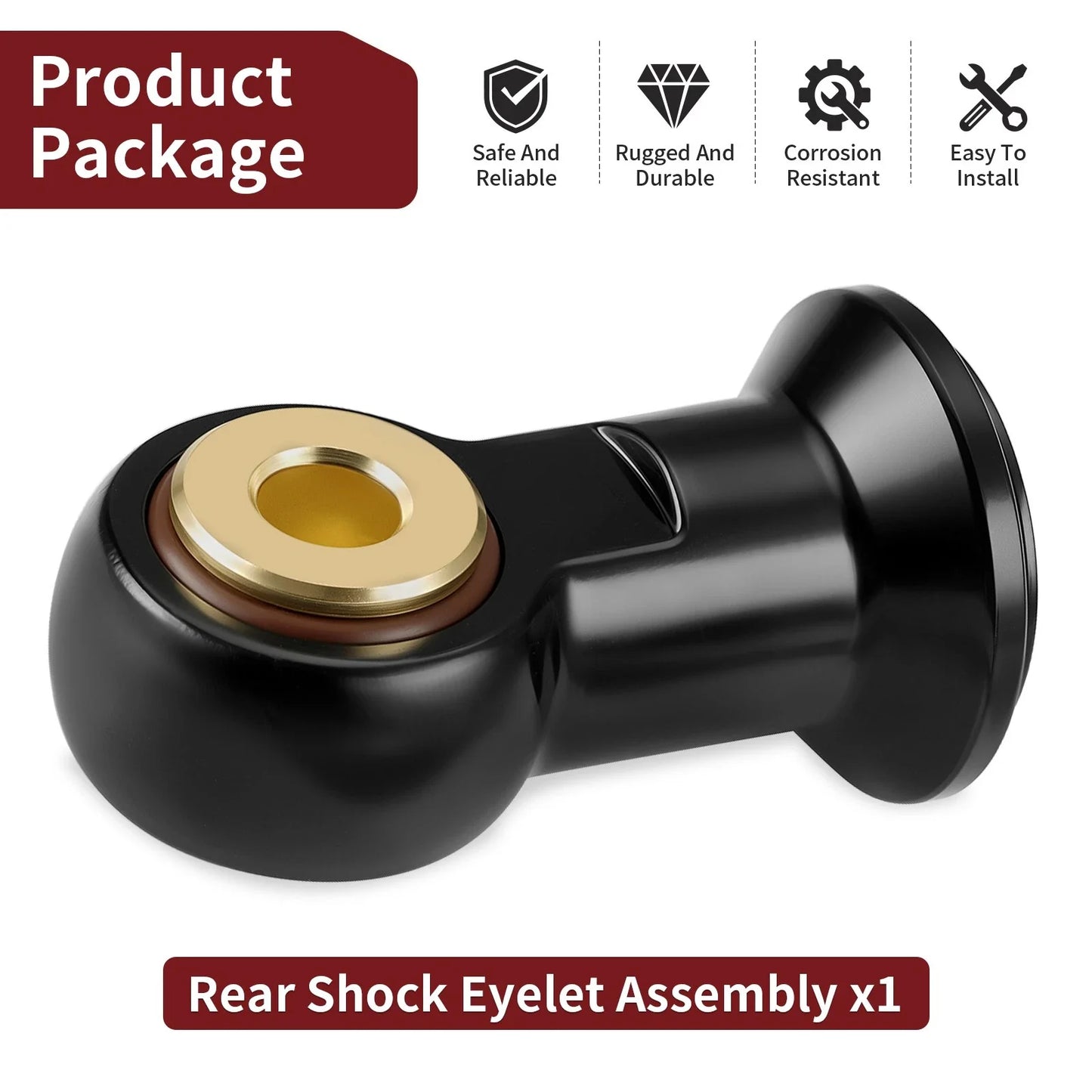 Rear Shock Eyelet Assembly for Polaris RZR XP 4 Turbo EPS (2016–2017)