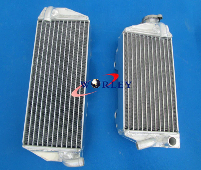 Aluminum Radiator + Red Y Hose for Suzuki RMZ250 (2010-2012)