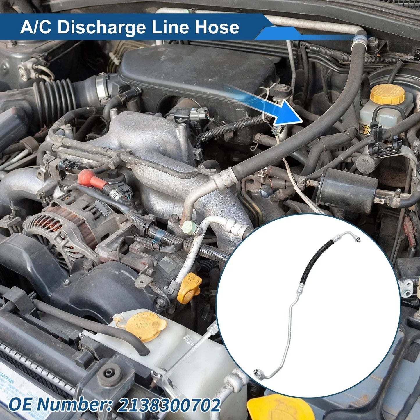 A/C Refrigerant Liquid Hose for Mercedes-Benz E300 (2016-2022)