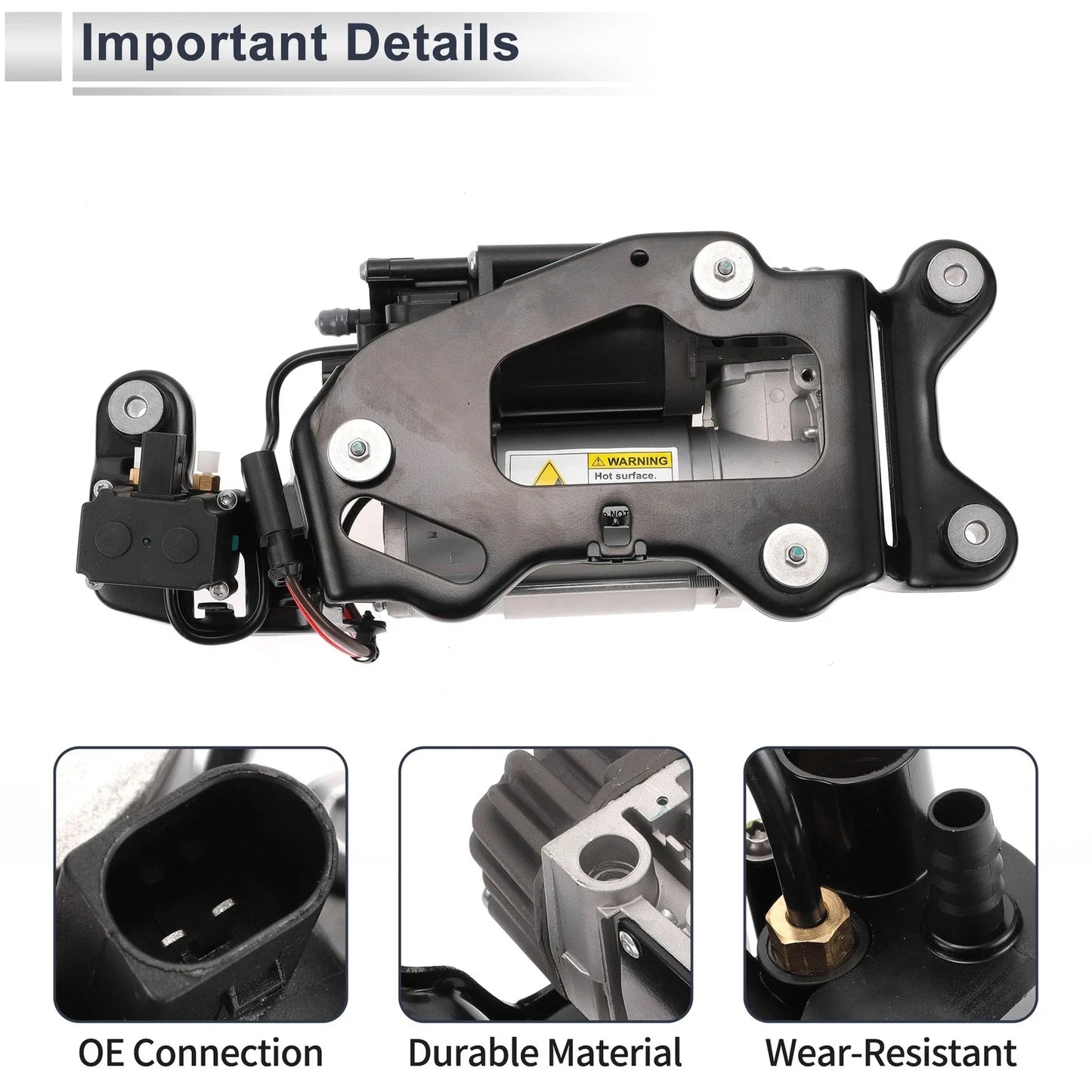Air Suspension Compressor for BMW X5/X6 (2014 - 2019)