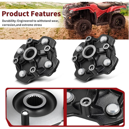 Front Wheel Hub for Honda Rancher Foreman Rubicon 420 500 520 (2007–2013)
