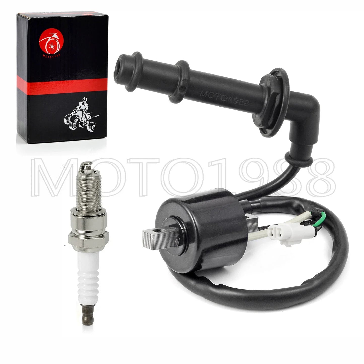 Ignition Coil & Spark Plug CAP for Suzuki Quadracer 450 LTR450 (2006–2009)