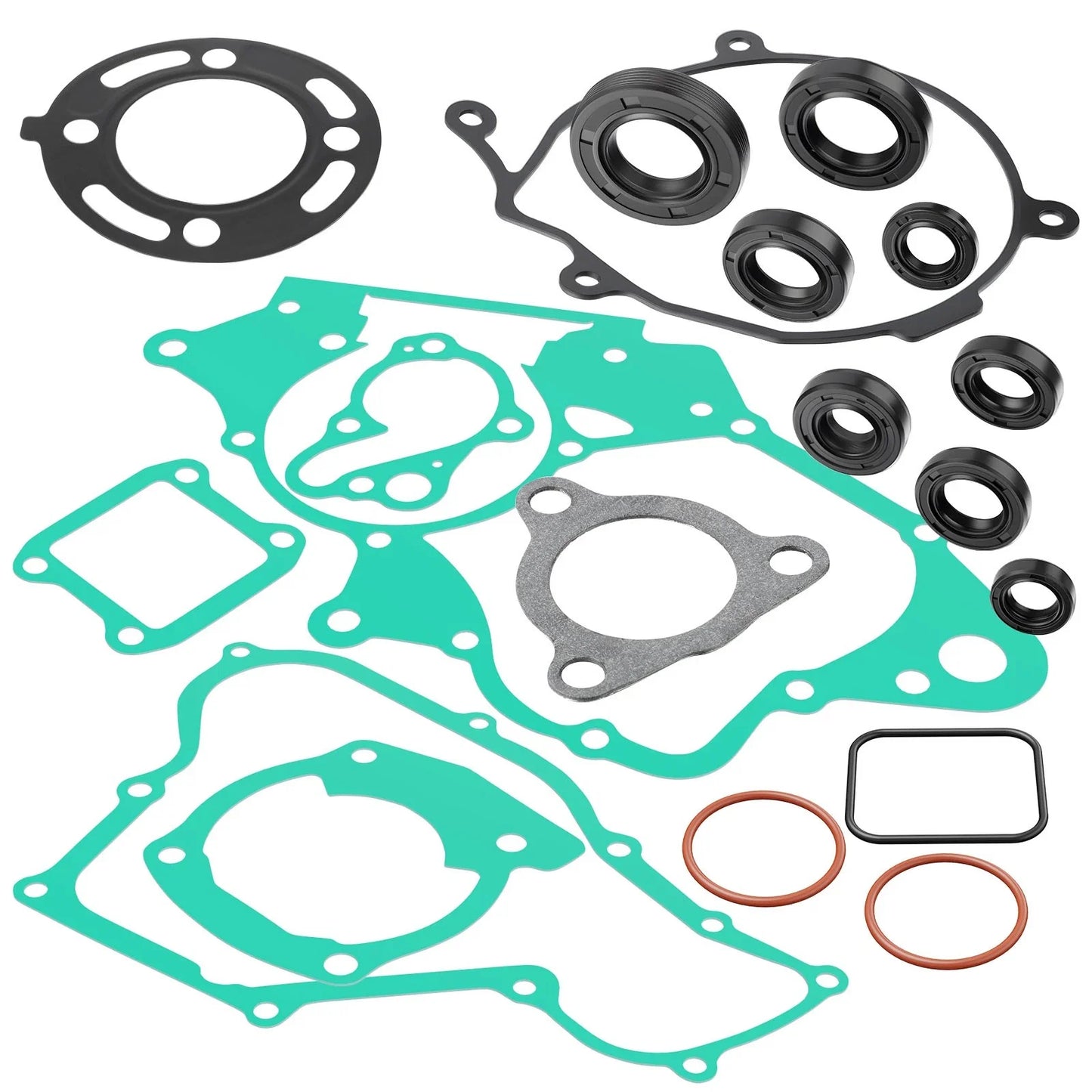 Engine Top Bottom End Gasket W/ Oil Seal for Honda CR85R CR85RB (2003-2007)