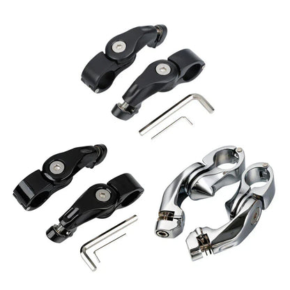 Short Angled Highway Footpegs for Harley Touring Softail