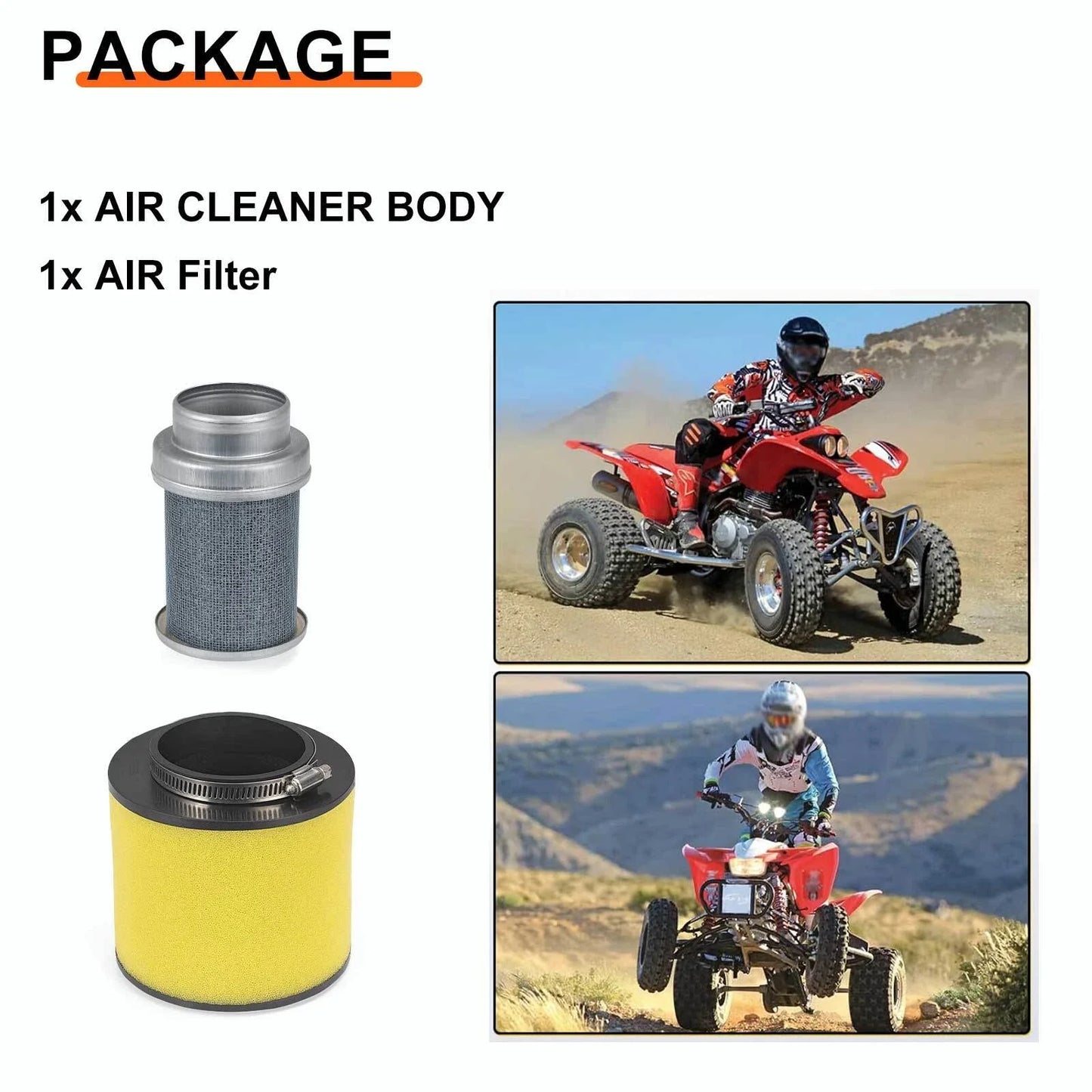 Air Filter & Air Cleaner Body for Honda Foreman 400 (1996–2003)