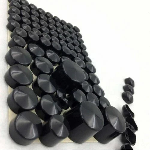 Bolt Caps for Harley Softail Twin Cam 2000-2006 Black