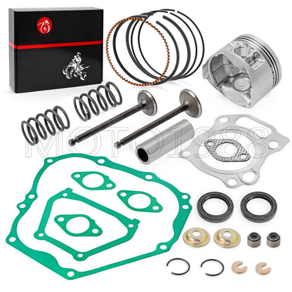 Top End Rebuild Kit STD Piston Valve Gasket for Yamaha G16 G20 (1993–2004)