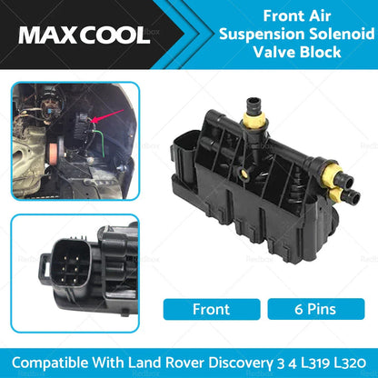 Front Air Suspension Valve Block for Land Rover Discovery 3 4 (2005-2016)