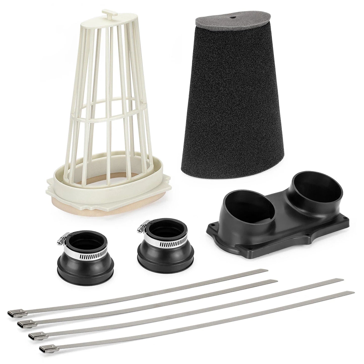 Air Filter Box Cleaner Joint Guide Kit for Yamaha Banshee YFZ350 (1987–2006)