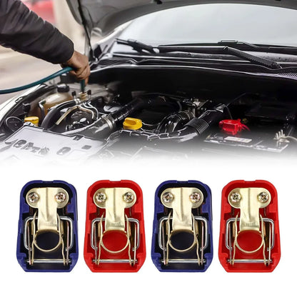 2 x Quick Release Battery Terminals Clamps for 12V Car Connectors