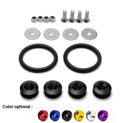 Aluminum Quick Release Fasteners for Bumper Trunk Fender Hatch Lids (All)