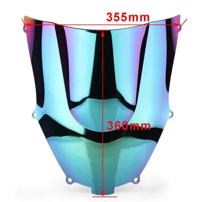 Double Bubble Windshield for Kawasaki ZX9R 2000-2003 Tan