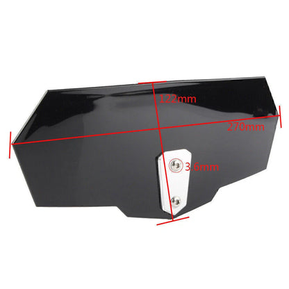 Windshield Wind Screen for Honda Yamaha Suzuki Kawasaki Aprilia Ducati (N/A)