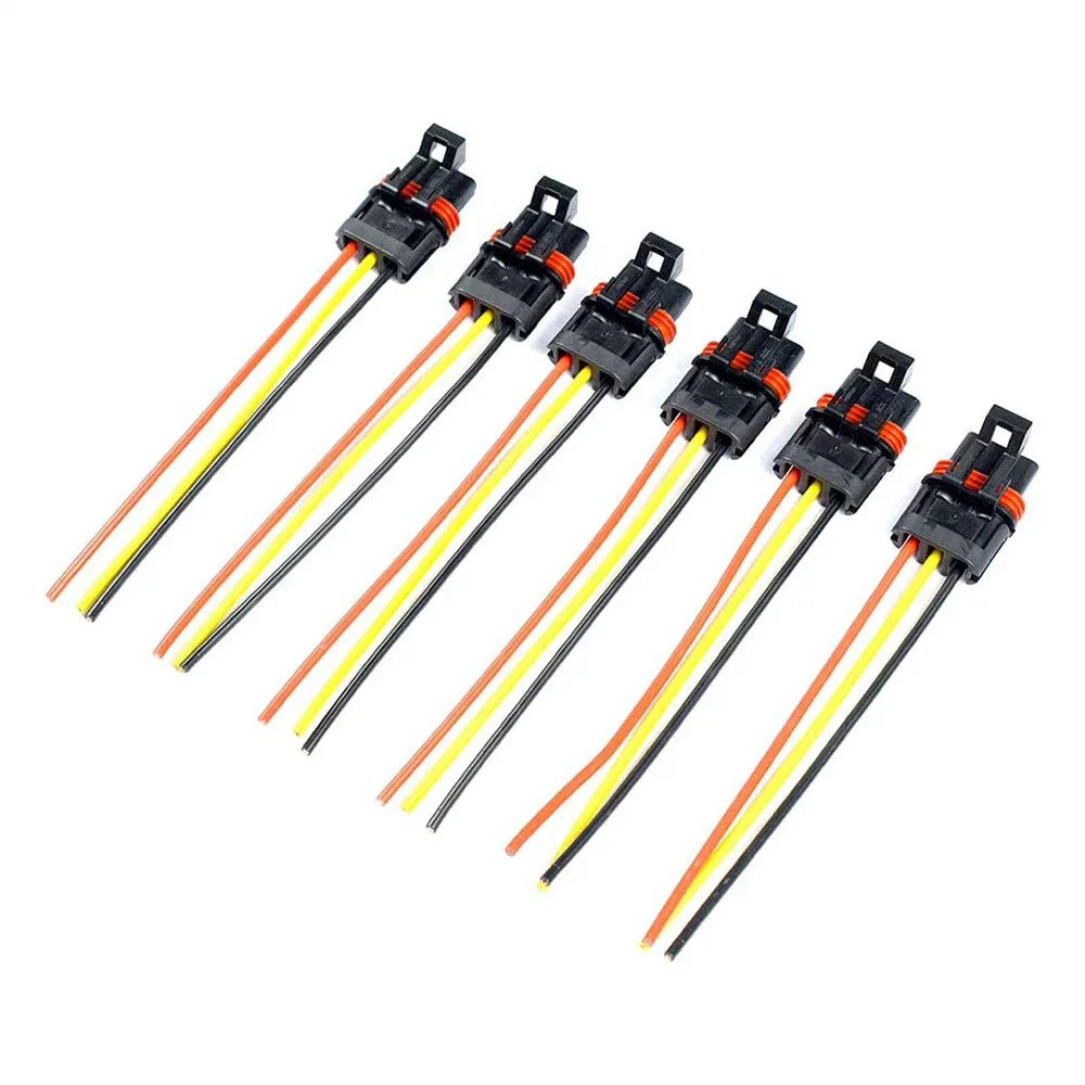 6Pcs Pulse Power Plug Pigtail Connector for Polaris Ranger XP 1000 (2018-2021)