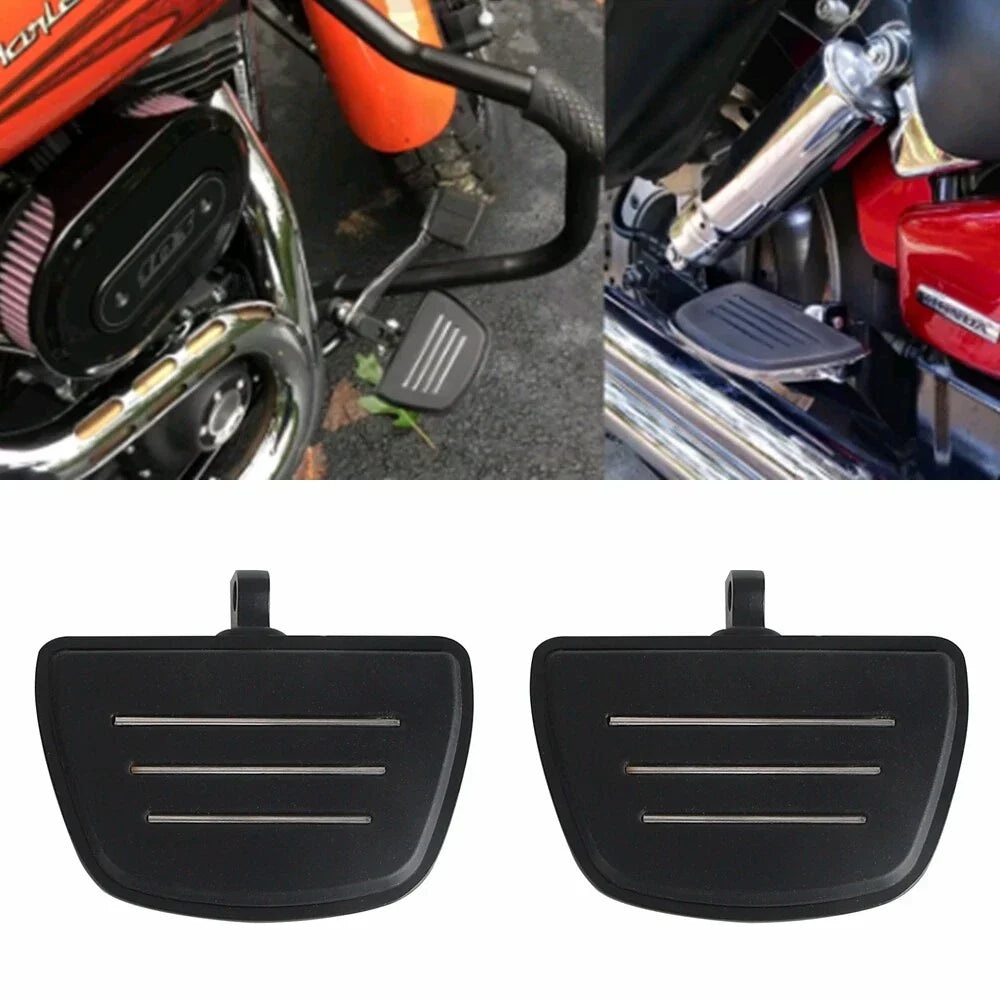 Black Rear Foot Pegs Set for Harley Breakout CVO Pro Street FXSE (2016-2017)