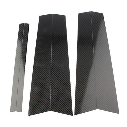 Carbon Fiber B Pillar Trim Covers for BMW X1 (2011-2015)