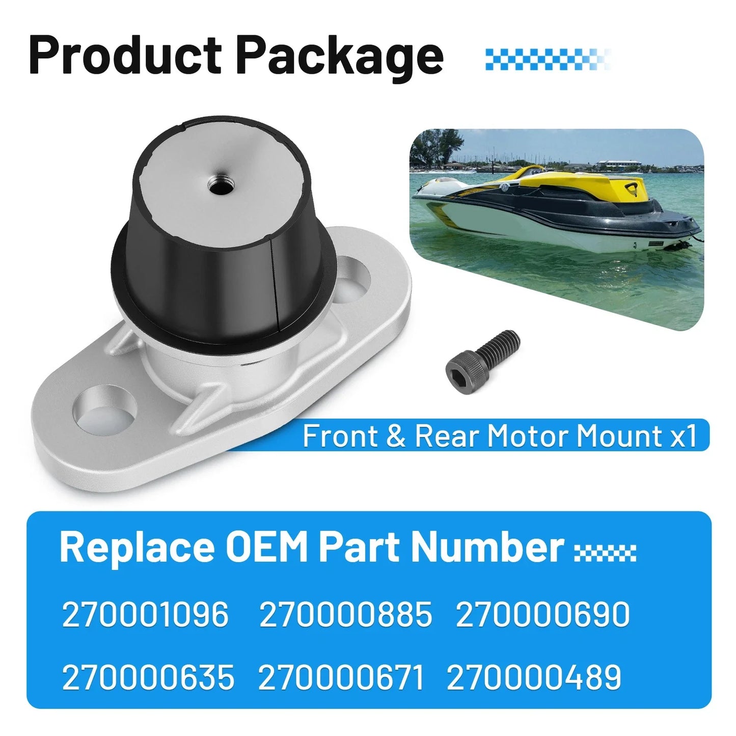 Engine Motor Mount for Sea-Doo Explorer Pro (2017–2024)