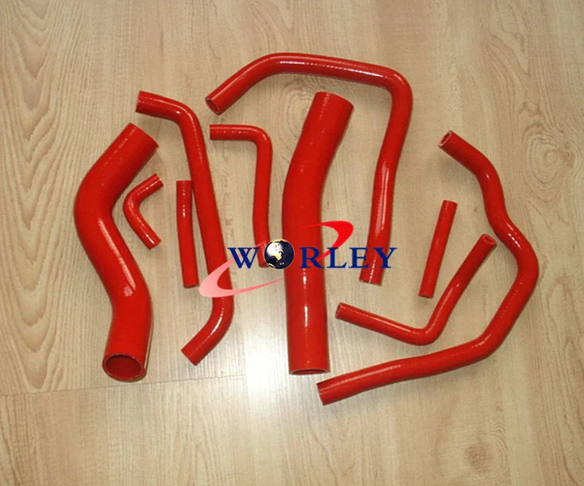 Aluminum Radiator + Blue Hose for Toyota Land Cruiser 80 Series (90-98)