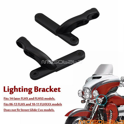Foglight Turn Signal Bracket for Harley Road King, Electra Glide