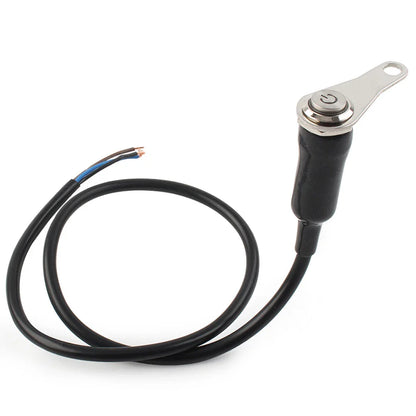 LED Switch ON/OFF 7/8" Handlebar Mount Push Button for Fog Headlight B