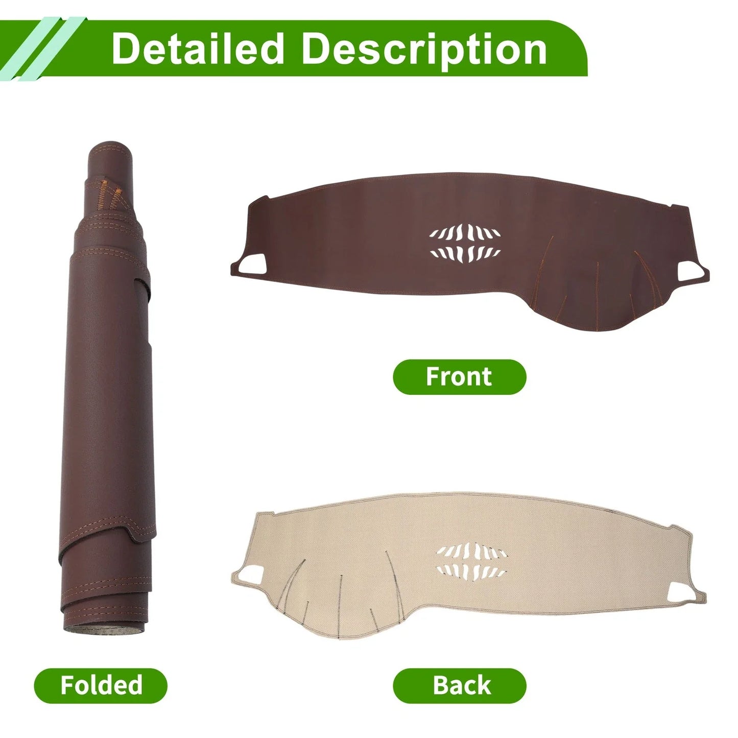 Dashboard Cover for BMW E70 (2008-2013) Dash Mat Carpet Brown