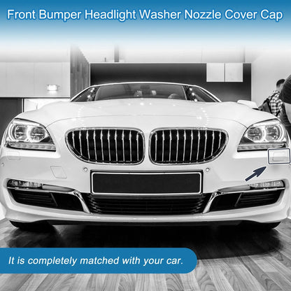 Washer Nozzle Cover Cap Front Left for BMW 640i (2012-2015) Gray