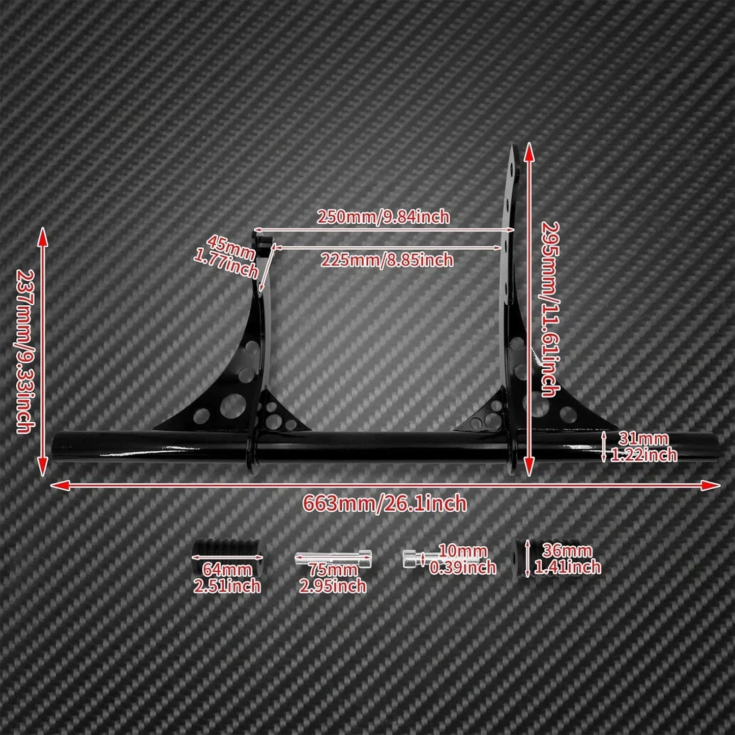 Highway Engine Guard Crash Bar for Harley Softail Street Bob FXBB FXLR (2018-2020)