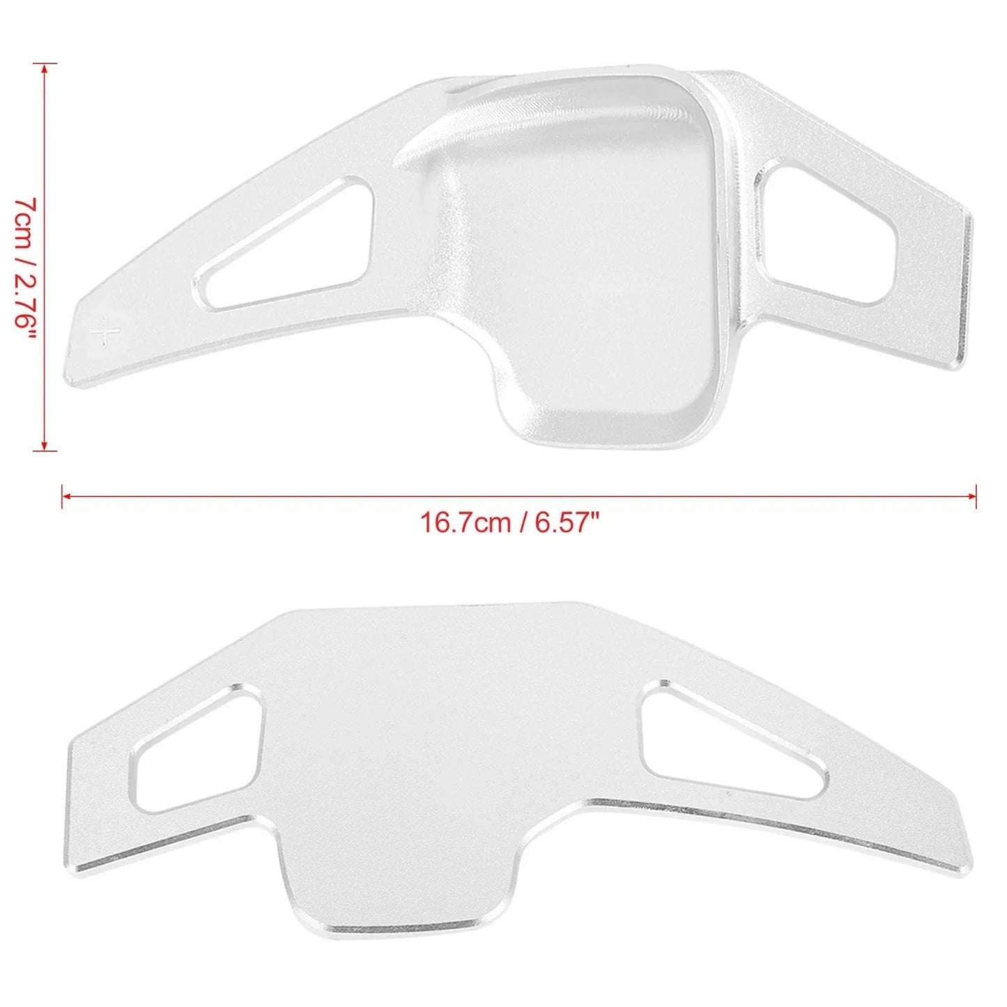 Silver Tone Steering Wheel Shift Paddle for BMW F22/F23/F30/F31/F33/F34