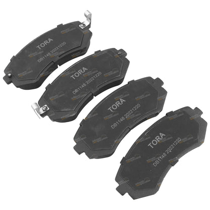 Rear Disc Rotors + Brake Pad Set Kit for Nissan Patrol GU Y61 (1997-2016)