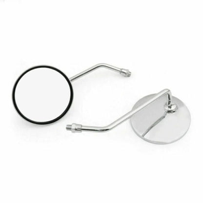 Rearview Round Mirrors / 10MM / for Suzuki GT 125/185/250/380/550/750