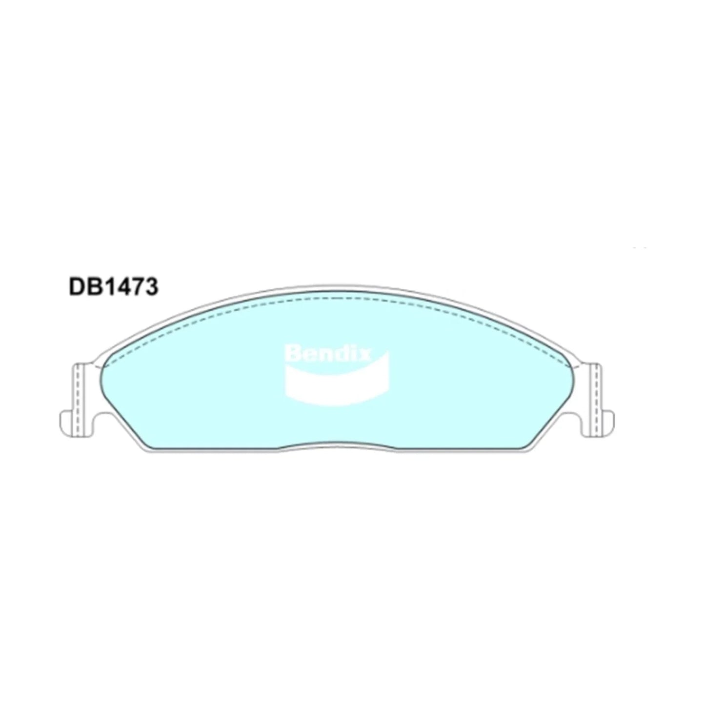 Front Disc Brake Pad Set for Ford Fairlane Fairmont BA BF (2002-2008)