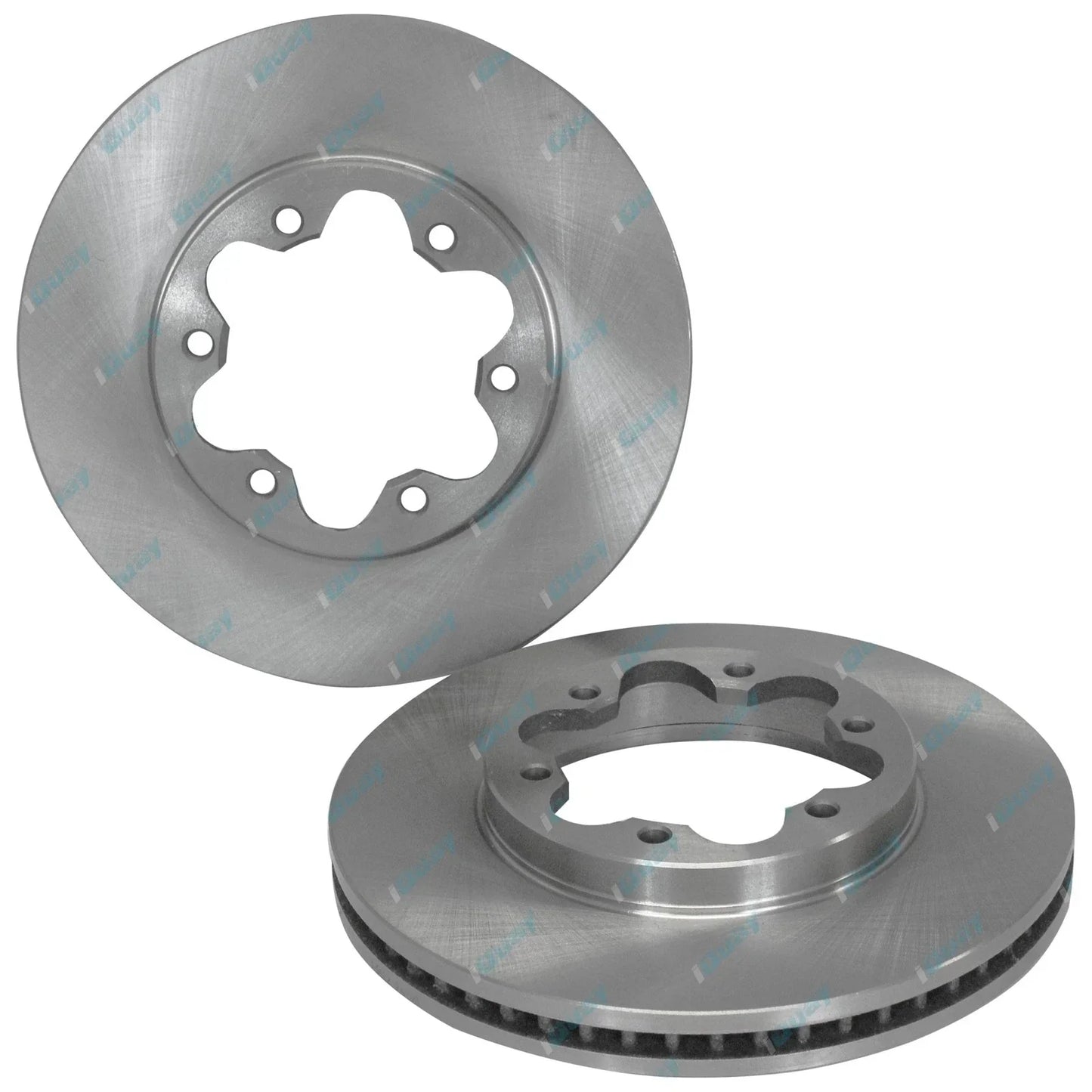 2 Front Disc Brake Rotors for Hiace Van KDH200 KDH220 KDH222 2005~06 2.5L Diesel