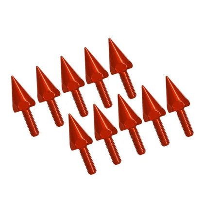 10Pcs Red Windshield Screws & 5MM Bolts for Motorcycle