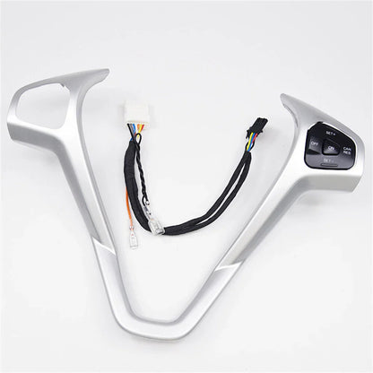 Steering Wheel Trim + Right Switch Button for Ford Fiesta MK7 MK8 Ecosport (2013)