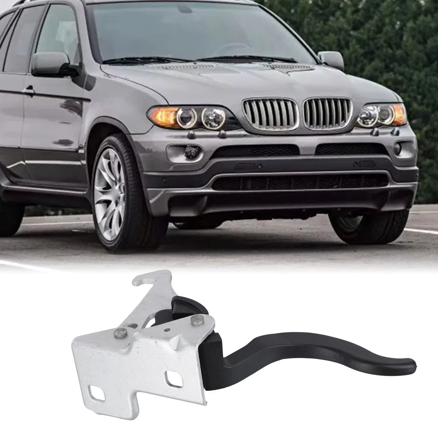 Hood Safety Catch Replacement Engine Lid Latch Hook for BMW E53 (2000–2006)